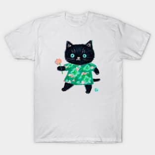 Flower cat T-Shirt